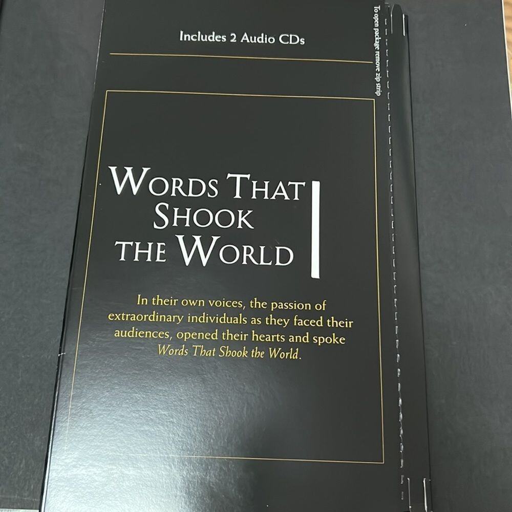 WORDS THAT SHOOK THE WORLD RICHARD GREENE WITH FLORIE BRIZEL BOOK - Picture 5 of 7